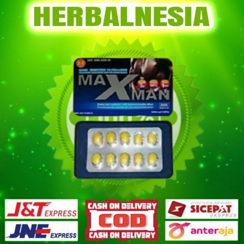 BEST PROMO!!! Maxman Obat Kuat Pria Tahan Lama Asli Terbukti Ampuh Obat Pria Maxman Original