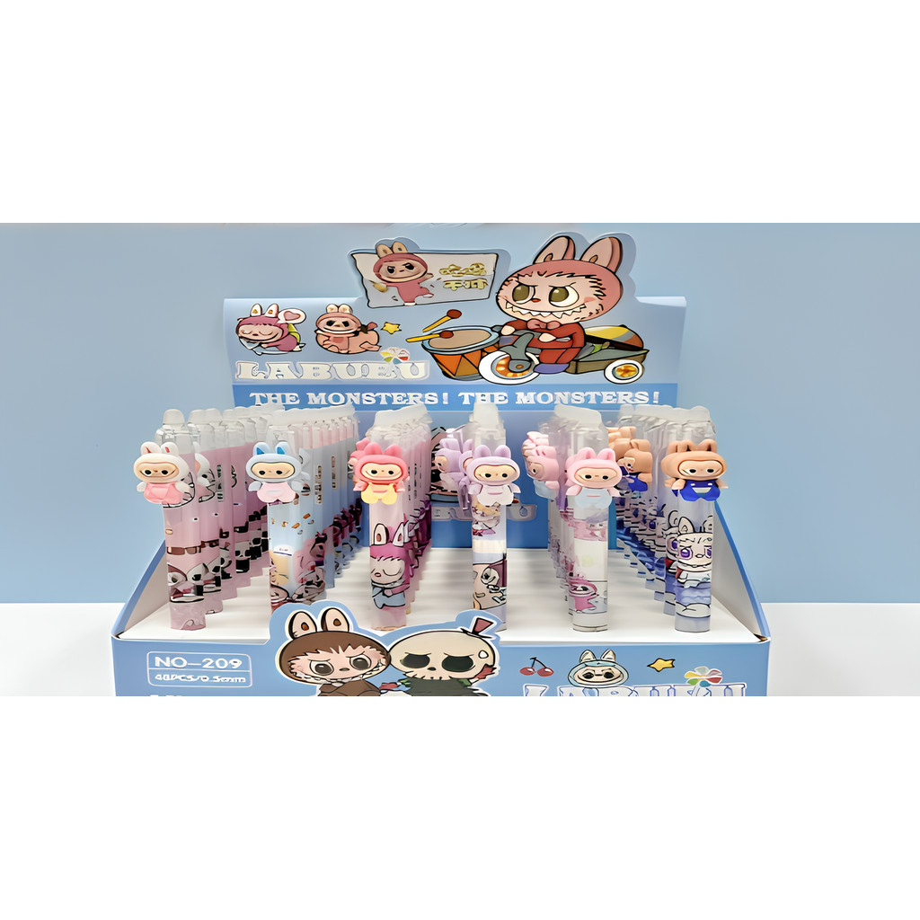 

(1pcs) Pulpen Cetek Premium Pena Hapus Motif Labubu Lisa Blackpink - BC0445