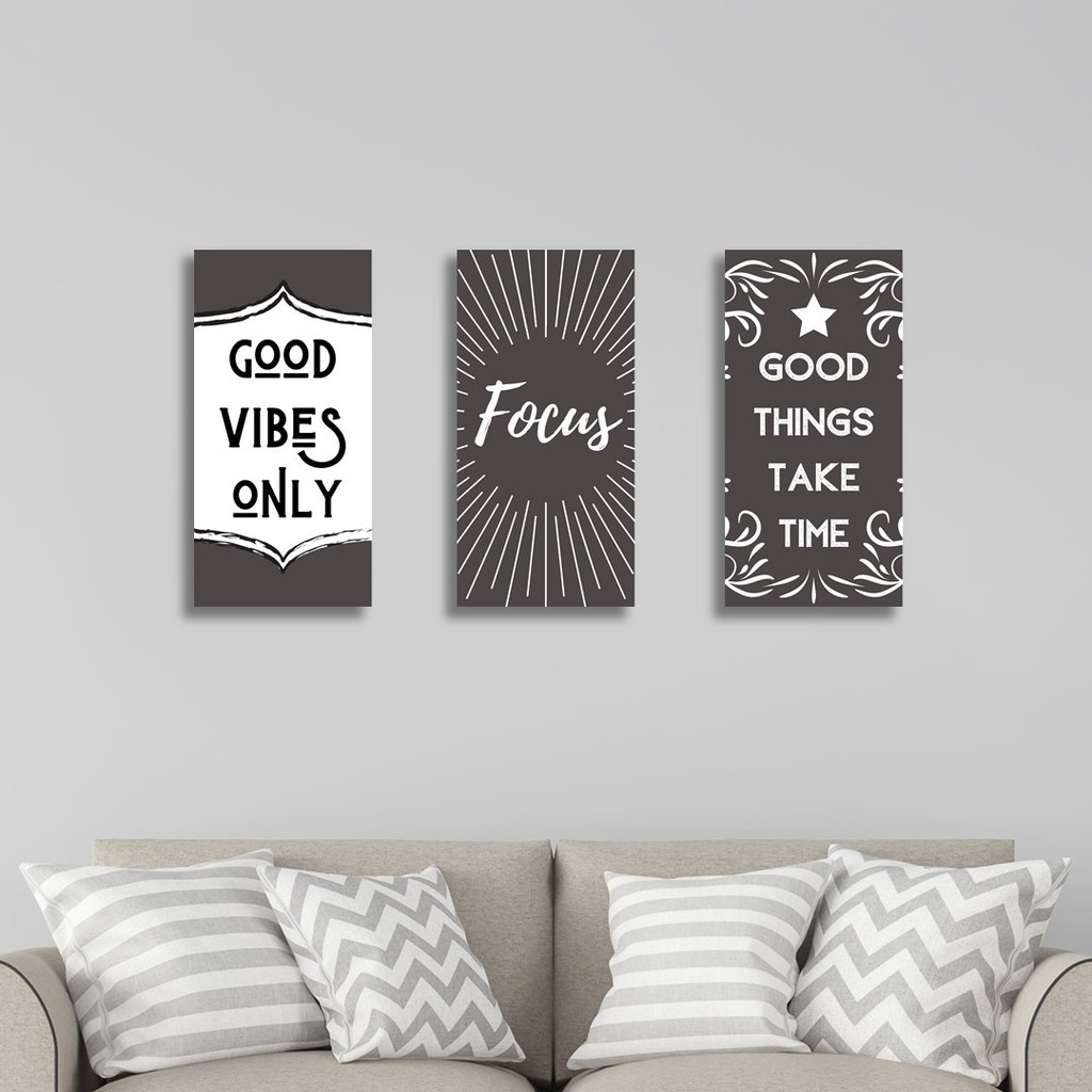 HIASAN DINDING DEKORASI RUANG TAMU QUOTE KATA MUTIARA BLASTER