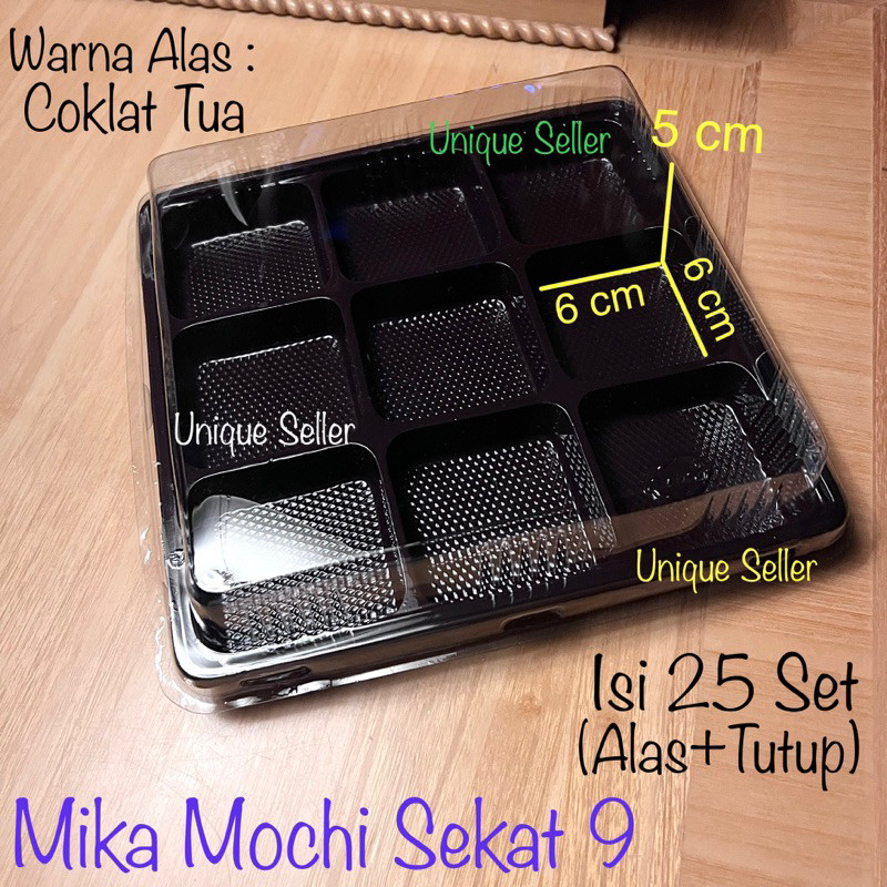 [Isi25] Mika Kue Mochi Mooncake Mooncrispy Sekat 9 / Mika Moon Cake isi 9 / Mika Moon Crispy isi 9 /