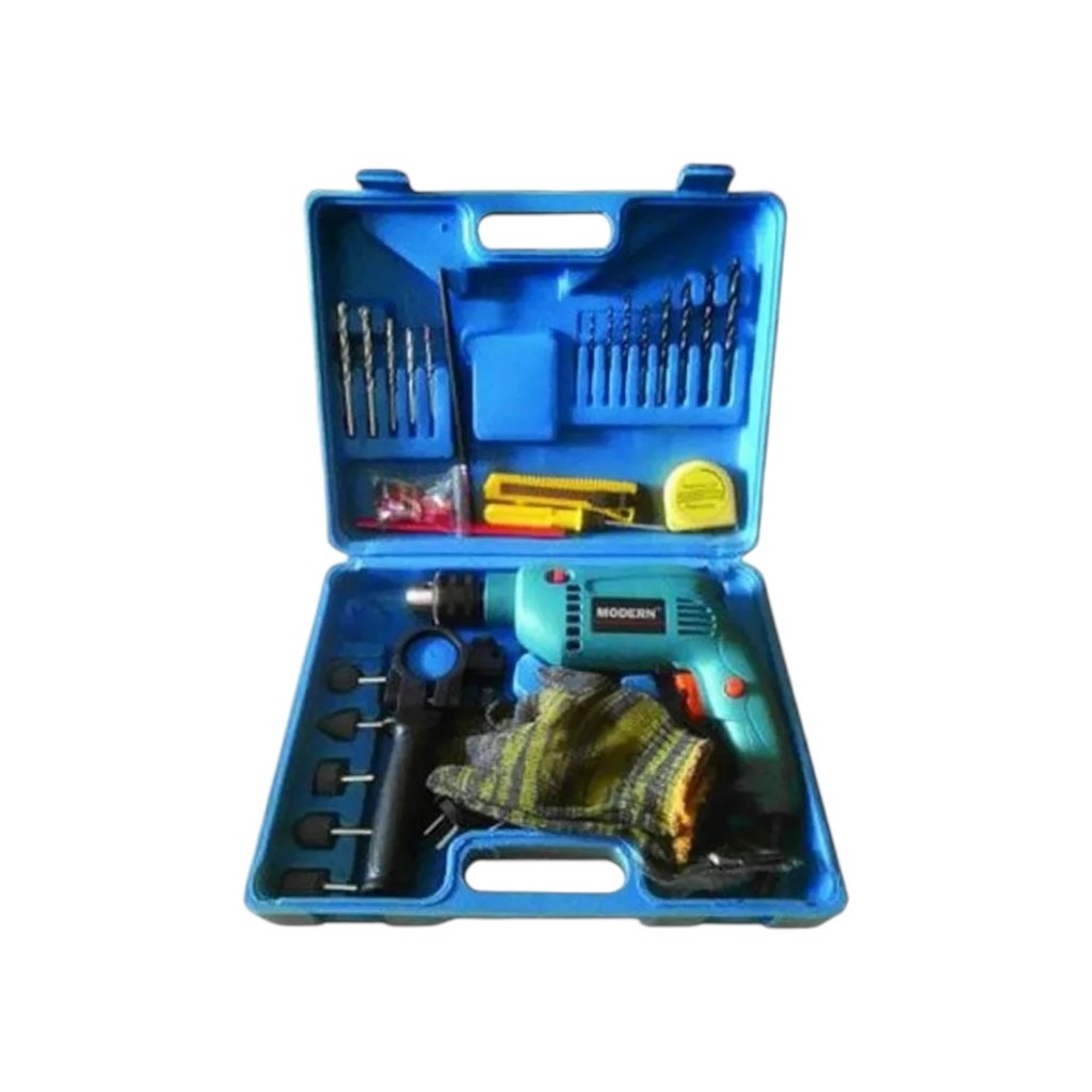 MODERN Mesin Bor Listrik 13 MM Modern Mod. M-2130B Set BOR SET 13 MM MODERN
