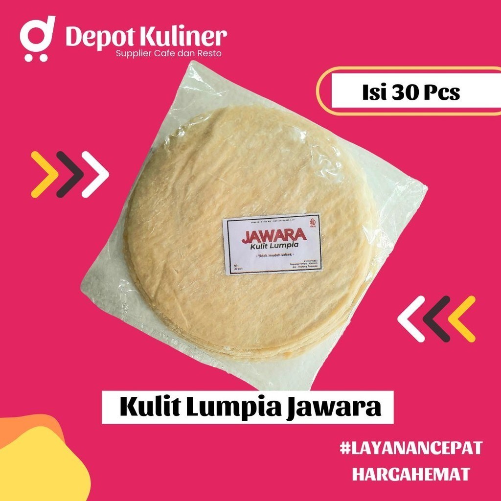 

Kulit Lumpia Jawara isi 30 Lembar Bulat dan Petak