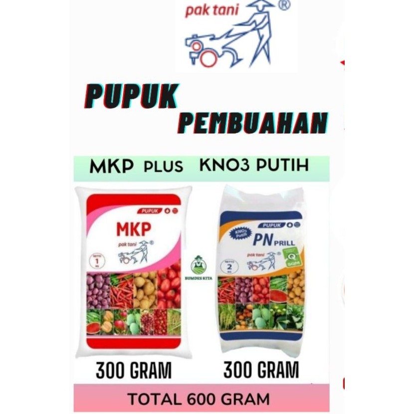 PUPUK MKP & KNO3 PUTIH 600 GRAM REPACK
