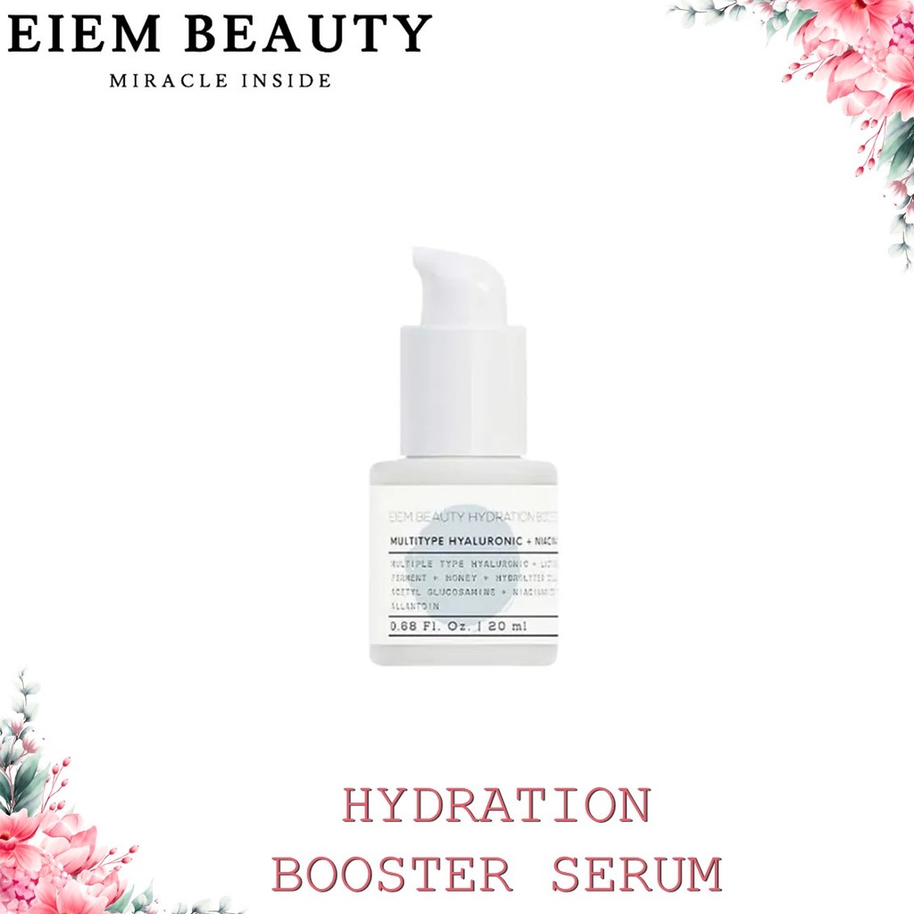 Eiem Beauty Hydration Booster Serum, Multiple Hyaluronic + Niacinamide 4% GN88