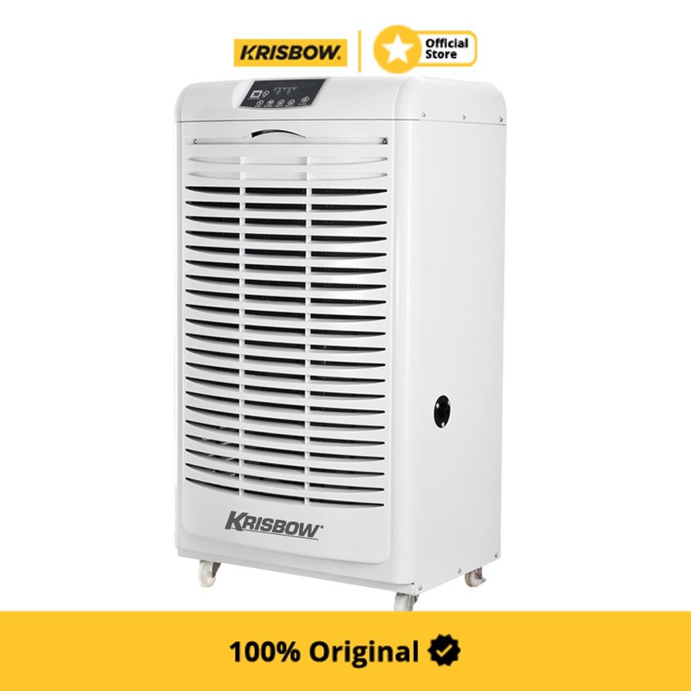 Krisbow Dehumidifier Swivel Wheel 105 Ltr - Penghilang Kelembaban dengan Kapasitas 105 Liter/Hari