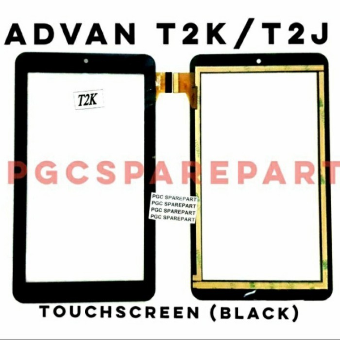 PSG99 Original Touchscreen Advan Tablet Advan T2K T2J - Kaca Layar Sentuh - Hitam