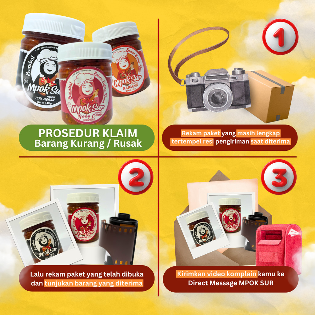 

Promo 7.7 Mpok Sur - Paket Hemat Ciomy Cuanki Pouch Ayam Keju Pedas + Ayam Pedas isi 4 pcs