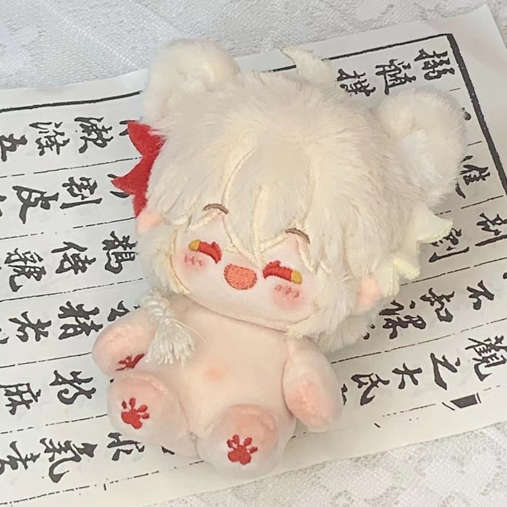 Plushie Game Genshin Impact Kaedehara Kazuha 10cm Doll Toy Plush Body Cosplay Original Kids Gift W