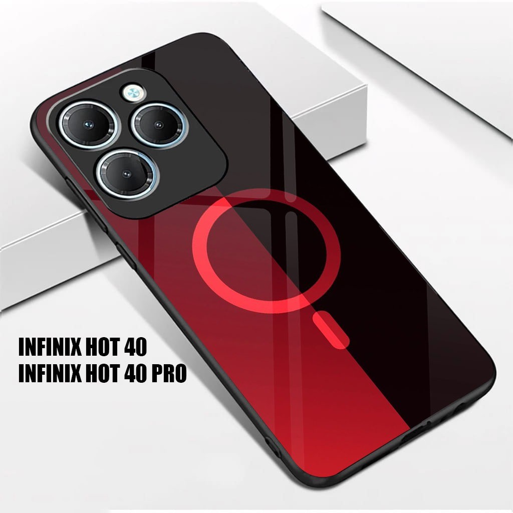 Softcase Infinix Hot 40 / Infinix Hot 40 Pro Terbaru - Softcase Glass Infinix Hot 40 - Casing Handph