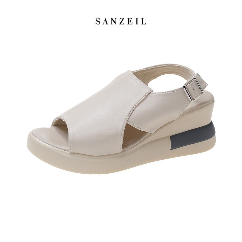 Sanzeil - 0012 Chloe Wedges Sol 6,5cm Sandal Wanita