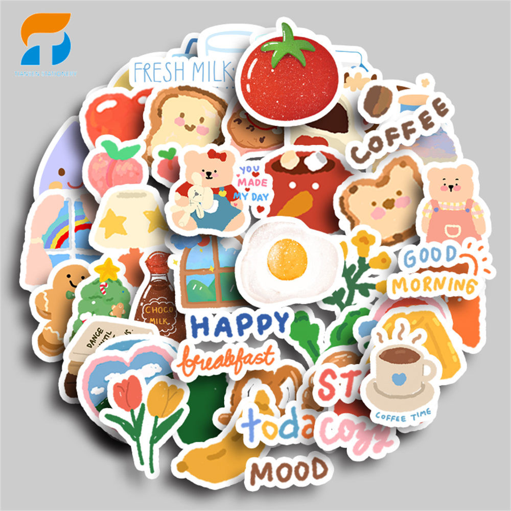 

50pcs stiker Hewan Gadis Kreatif yang Lucu DIY untuk Komputer, Washi, Scrapbooking, Laptop, Alat Tulis, Seni, dan Kerajinan.
