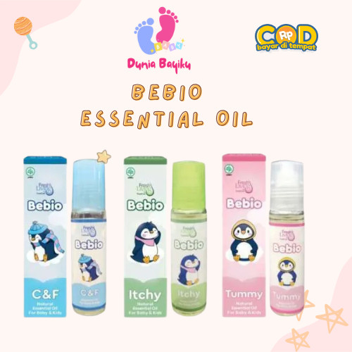 Bebio By FreshCare Essential Oil 9ml - Flu Pilek Batuk Gatal Untuk Bayi Anak