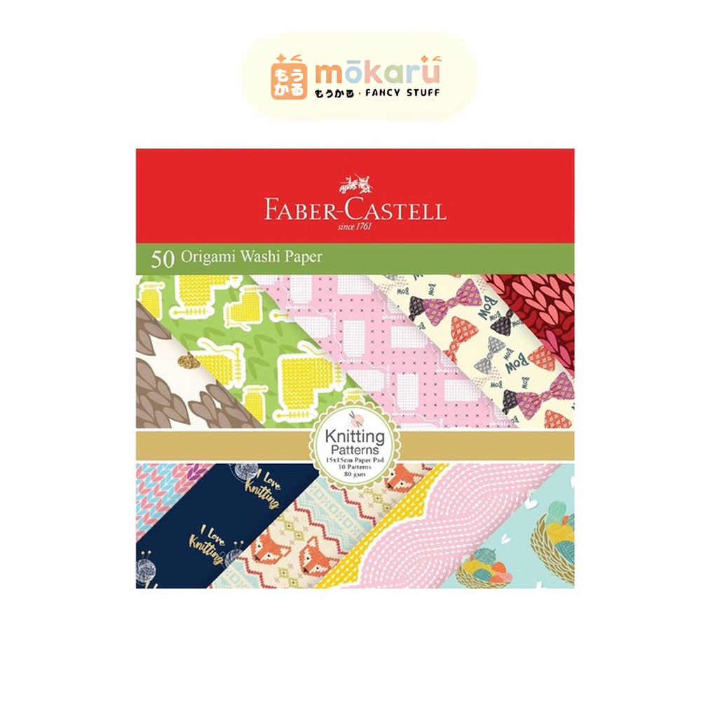

Faber Origami Washi Paper 16 x 16 cm Season Patterns/ Kertas Lipat Motif Murah