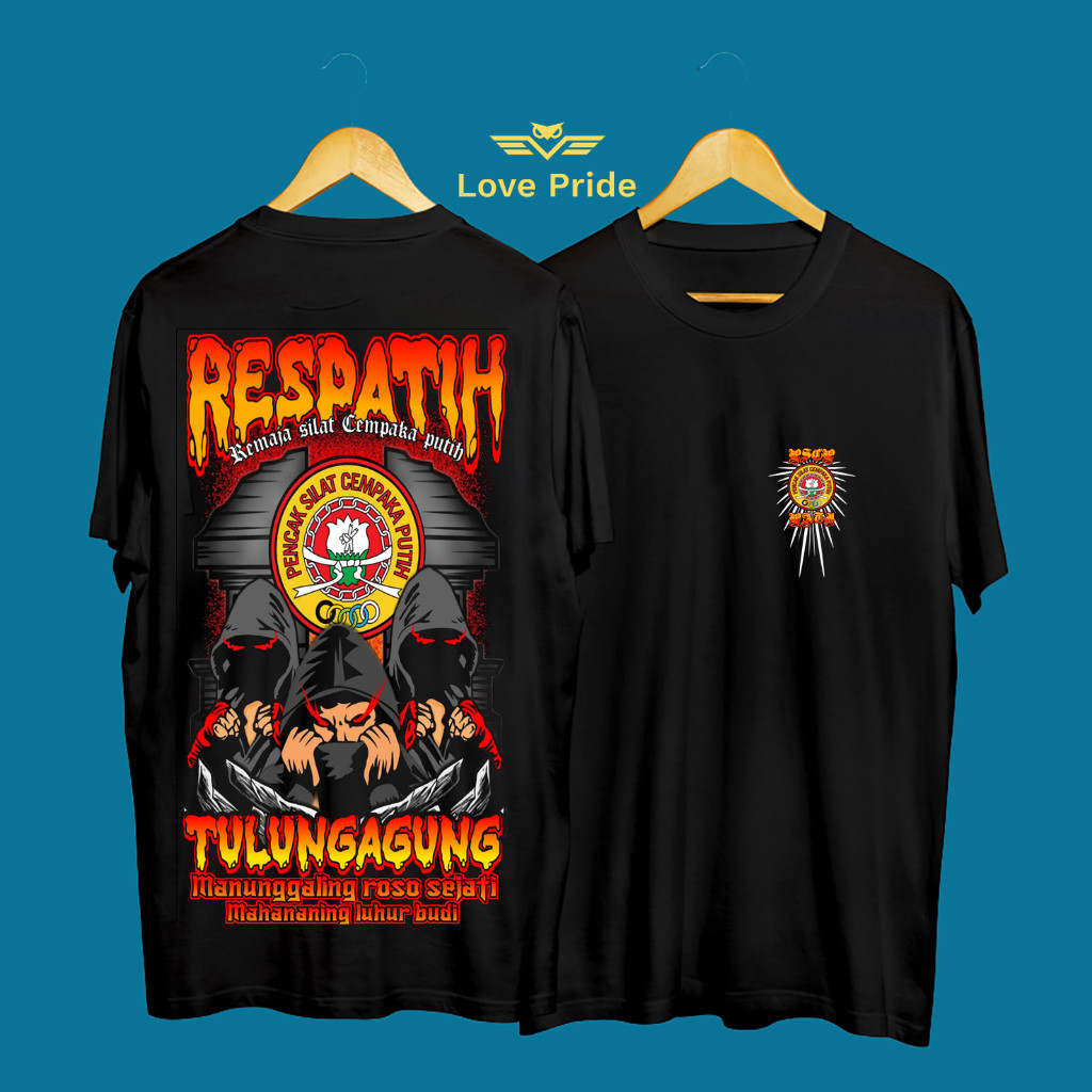 Kaos Tshirt Baju Distro Pencak Silat PSCP Respatih Remaja Silat Cempaka Putih Premium Terbaru