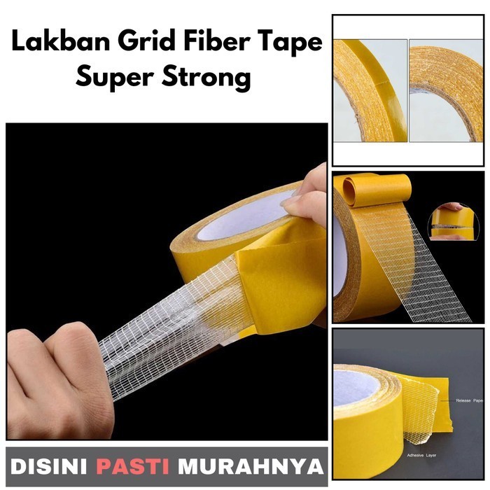 

MKKK Lakban Super Strong Grid Fiber Tape 20M SQGT2K