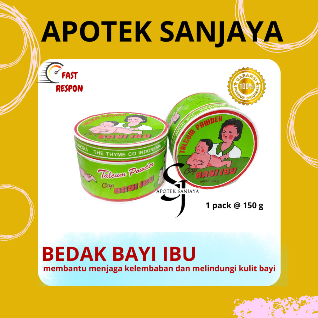 BEDAK BAYI IBU/BEDAK BAYI/MELEMBABKAN KULIT BAYI