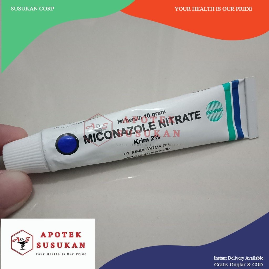 Miconazole Cream AntiJamur Salep Anti Jamur Kutu Air Panu Kadas Kurap