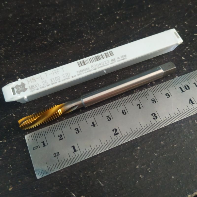 OSG M8×1 spiral drat kiri Tap mesin m8×1 tapping m8 × 1 ulir Alus