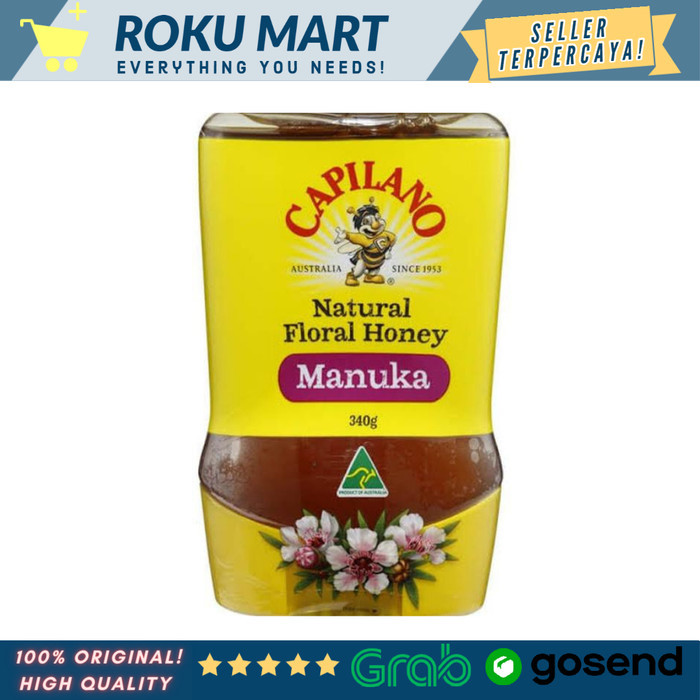

CAPILANO Natural Floral Honey Manuka 340 g / Madu Manuka Capilano 340gr