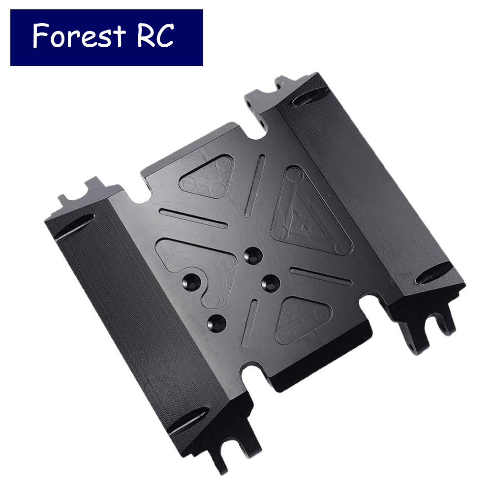 Aluminum Center Transmission Gearbox Skid Plate for Axial Wraith 90018 1/10 RC Crawler Car