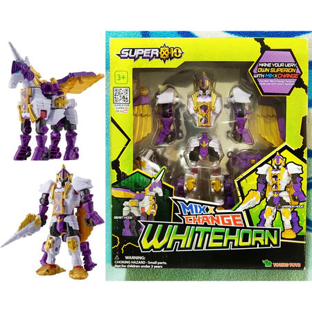 ROBOT SUPER 10 YOUNG TOYS Whitehorn Rektor Kongor Tyranus mainan robot