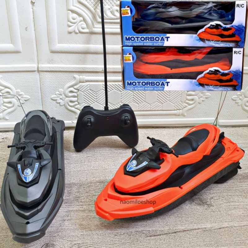 Rc JET SKI mainan remote Control kapal motor Boat Kapal Robot speed boat Jetski