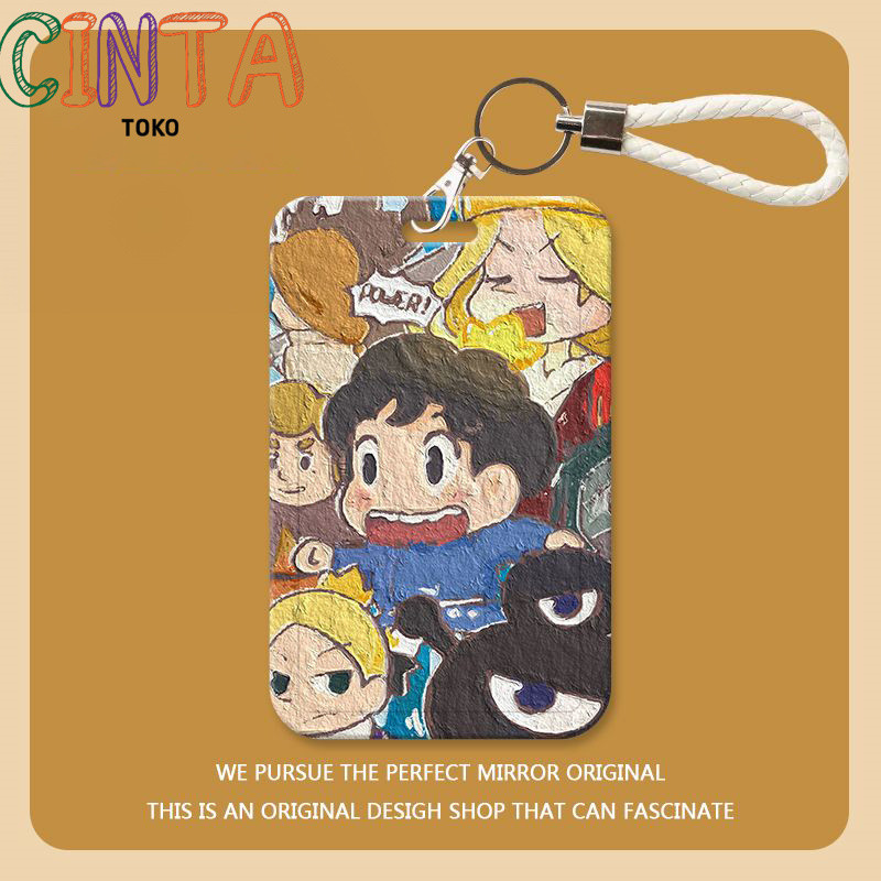 

Cartoon cute Boji student cafeteria meal card badge card holder campus card bus Yangchengtong subway access control worker