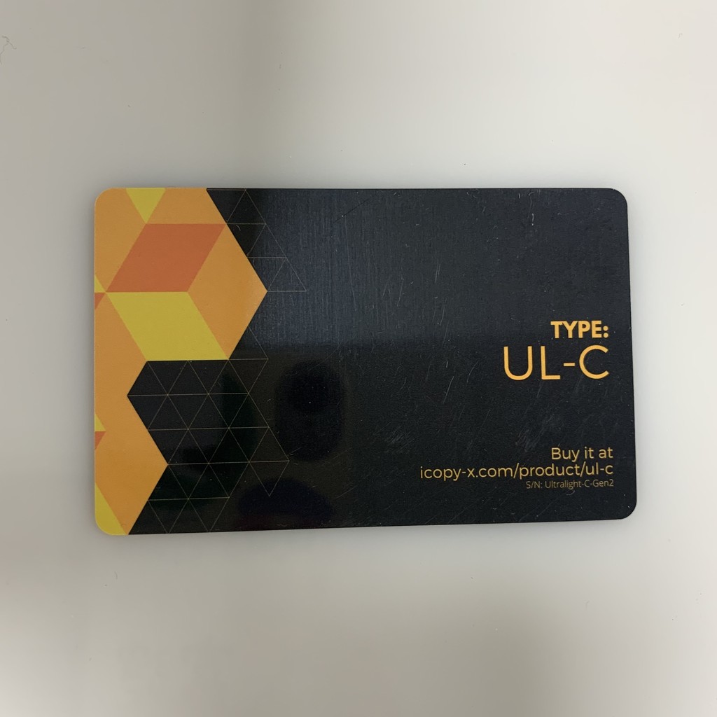

ICOPY-XS UL-C Blank Tag From Nikola T. Lab
