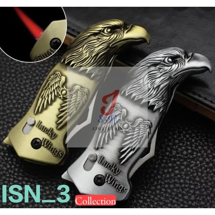 KOREK API GAS BARA PISAU ELANG MANCIS LAS KOREK API MURAH GOLD - SILVER