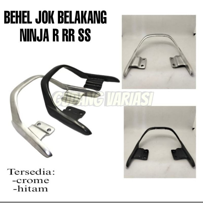 JQ RACING COD Behel NINJA R RR Begel Planger Pegangan Jok Belakang NINJA R RR SE pnp NINJA