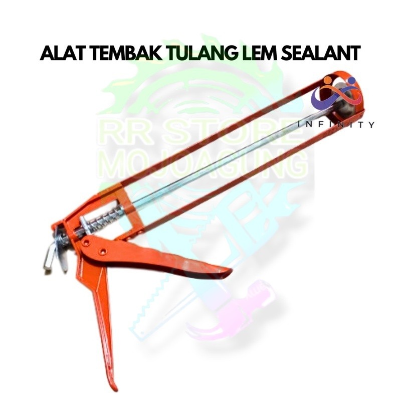 New NEW TEMBAKAN LEM KACA LEM SEALANT LEM SILICONE GUN ALAT TEMBAK TULANG TERBAIK INFJ