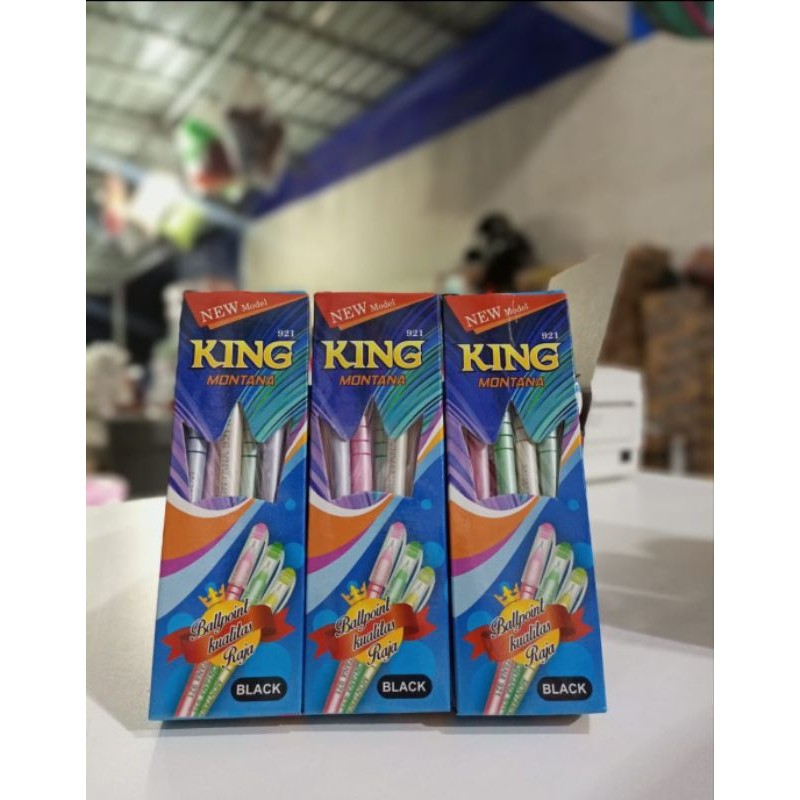 

PENA KING MONTANA ISI 12 PCS