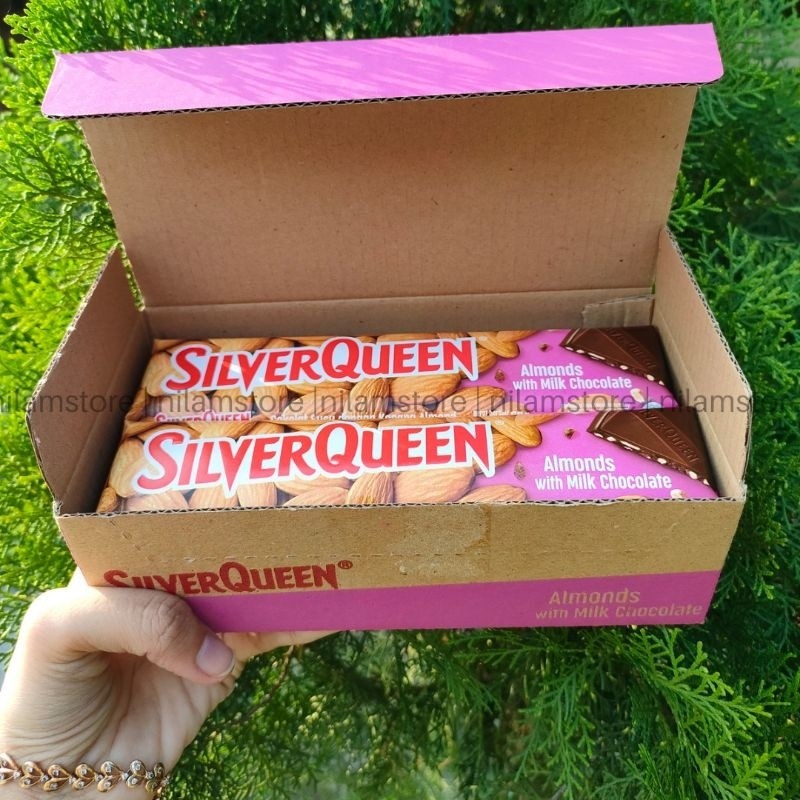 

ADY78 EXP MARET 2026 Silverqueen Besar 55 gr isi 5 x 2 pcs (10pcs) Silverqueen Cashew Almond
