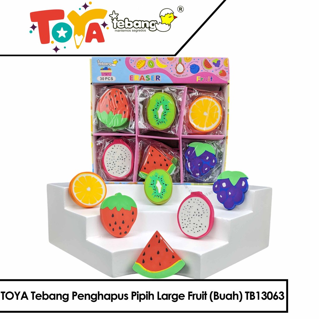 

TOYA Tebang Penghapus Pipih Large Fruit (Buah) TB13063