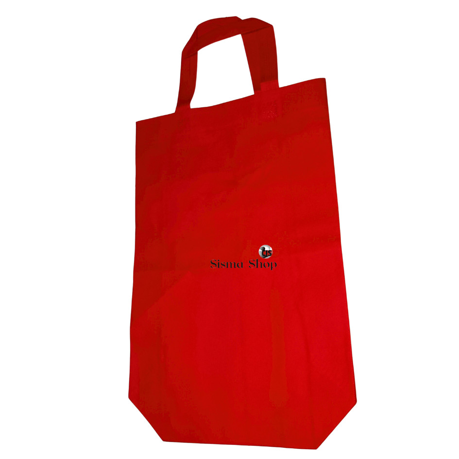 

Tas Spunbond 30 X 40 X 10 Merah / Goodie Bag 30X40X10 Warna Merah