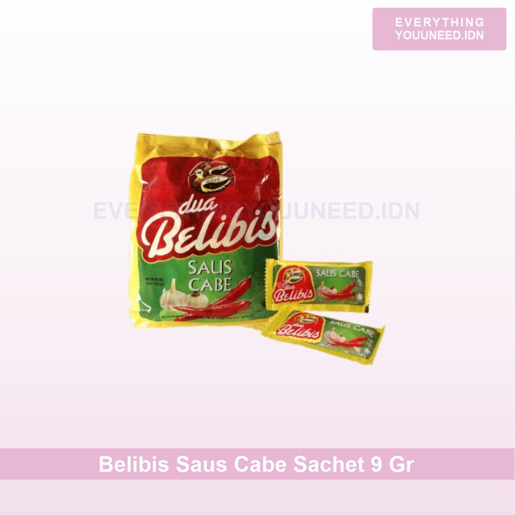 

Saus Cabe Dua Belibis Sachet 9 Gr