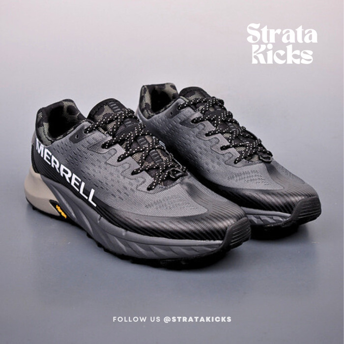 Merrel Agility Peak 4 Trail Run Shoes Sneaker Black Grey J067759 (Size 40-45)