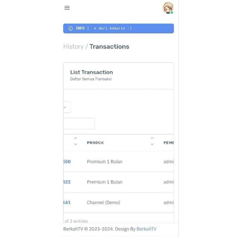Source Code Project IPTV Android & Web Panel