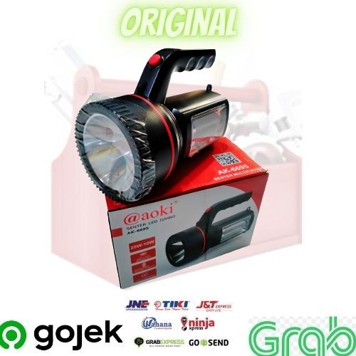 AOKI Senter Tangan Multifungsi 25W+10W POWER BANK / SENTER 6695 AOKI