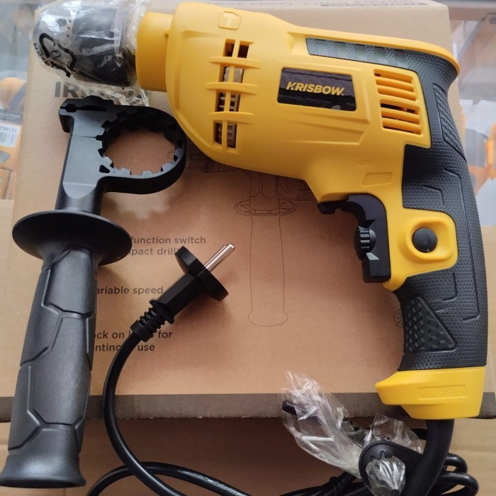 Krisbow IRIDZ13 Impact Drill Bor Listrik 13mm 550 Watt 13 mm