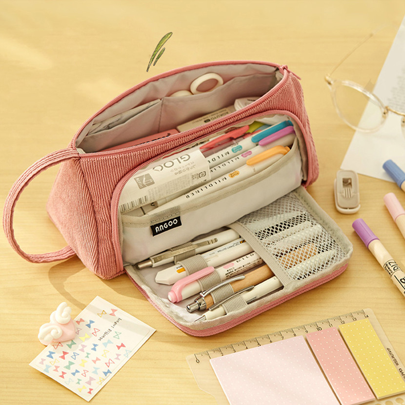 

Pencil Case Estuches Escolares School Case Kawai Stationery Pencil Box For Girls Large Multifunctional Organizer Pens Case Cute