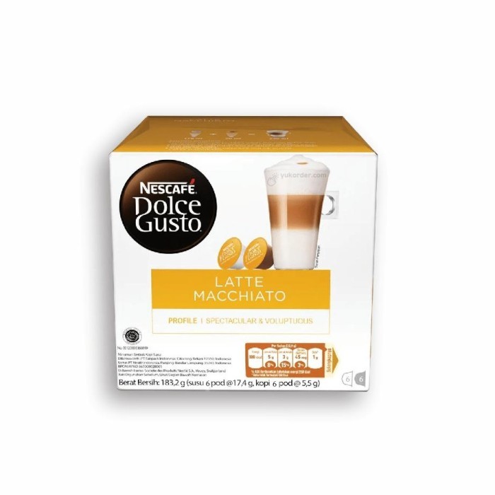 

[[Promo]]Best KAPSUL NESCAFE DOLCE GUSTO - LATTE MACHIATTO