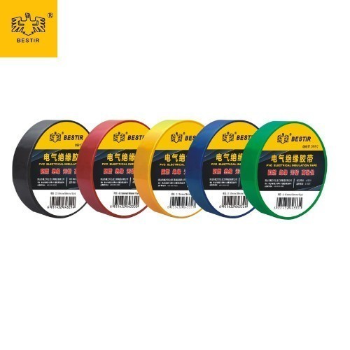 

ISOLASI KABEL LISTRIK PVC (Electrical Tape) - WARNA WARNI BESTIR - Hijau
