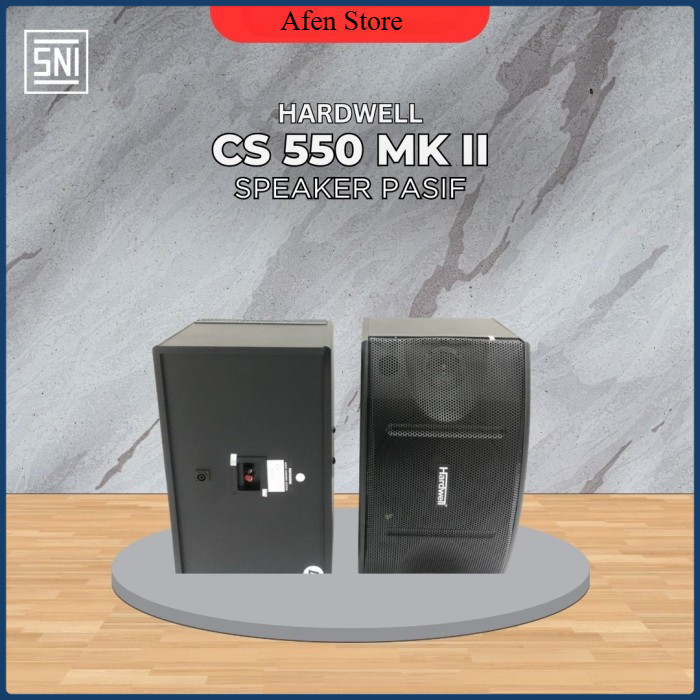 Speaker Pasif - Passive Hardwell CS 550 MK 2 - CS550 MK II Speakers Karaoke Indoor (1 Set) Original