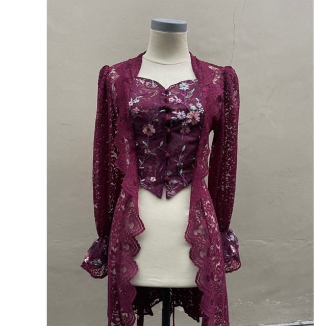KEBAYA KUTUBARU  HASTRA Wisuda Modern/KEBAYA LAMARAN/KEBAYA BROKLAT/KEBAYA PREWEDDING/KEBAYA SIMPEL