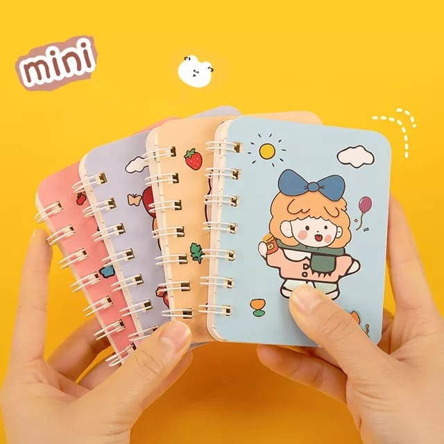 

SPIRAL NoteBook Ring Motif A7 Note Book Ring Isi 80 Lembar Buku Catatan Ring D2V