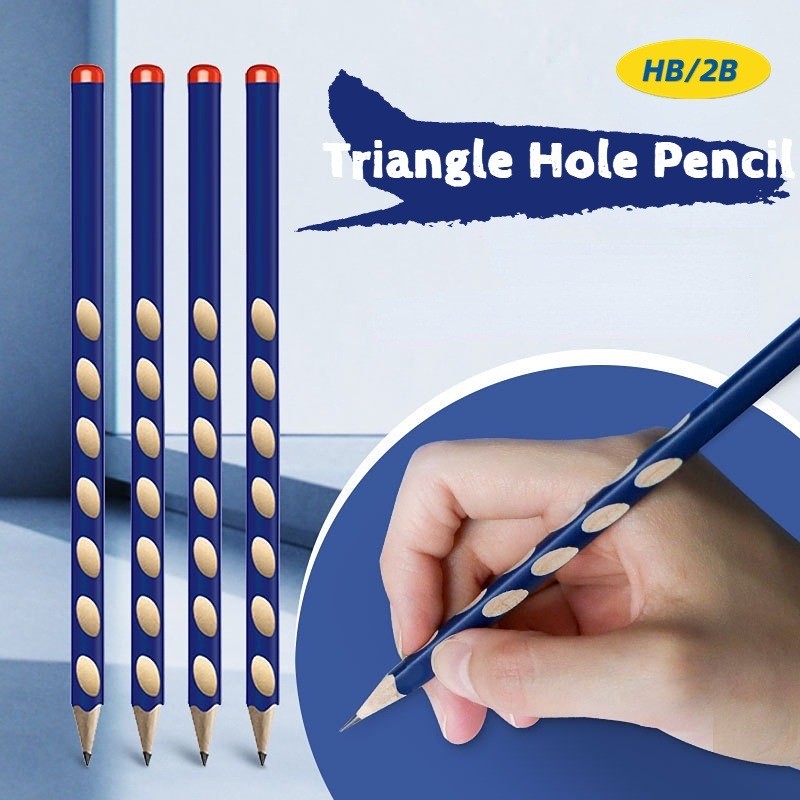 

【Dotding】10 Pcs Set Pensil 2B HB Pensil Lubang Segitiga Pena Pegangan yang Benar untuk Siswa Menulis dan Melukis Perlengkapan Kantor Sekolah Alat Tulis H290