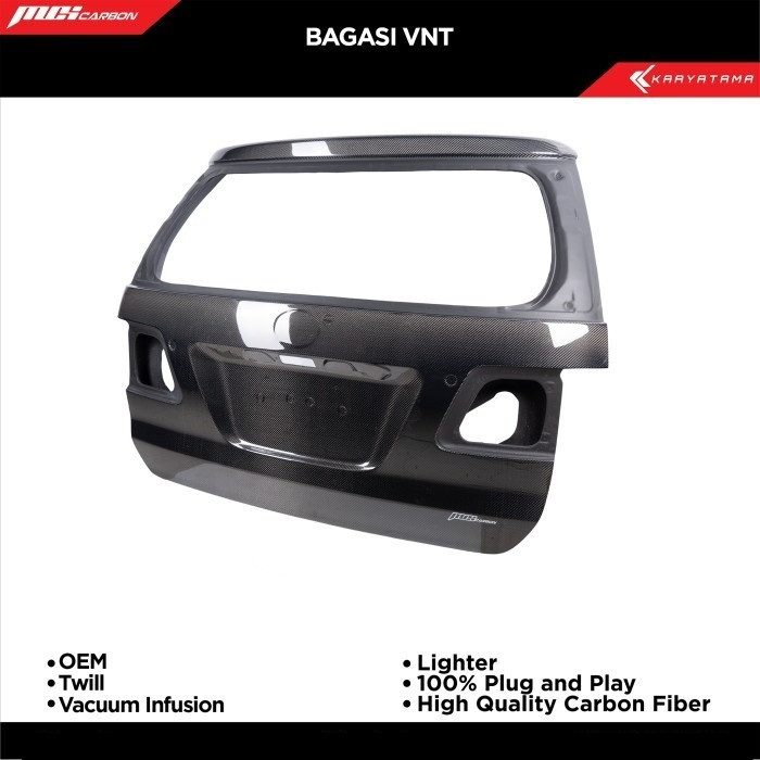 Pintu Bagasi Carbon Full Replacemnt Carbon Fortunęr VNT | MCI Carbon by Karyatama