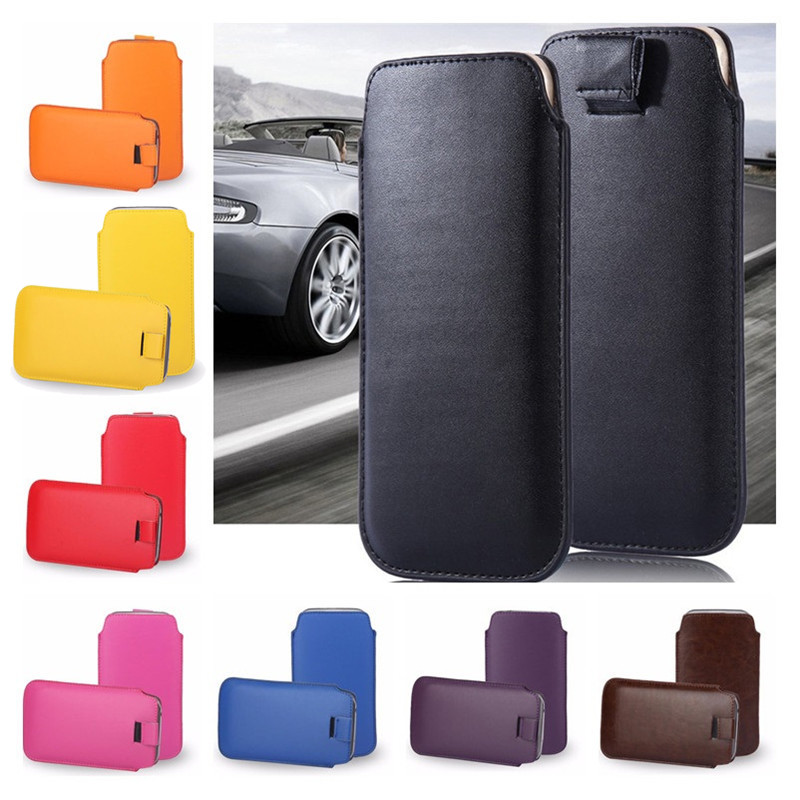 Mobile Phone Bag For BlackBerry Motion Aurora Cover Universal Leather Coque For BlackBerry DTEK60 Le