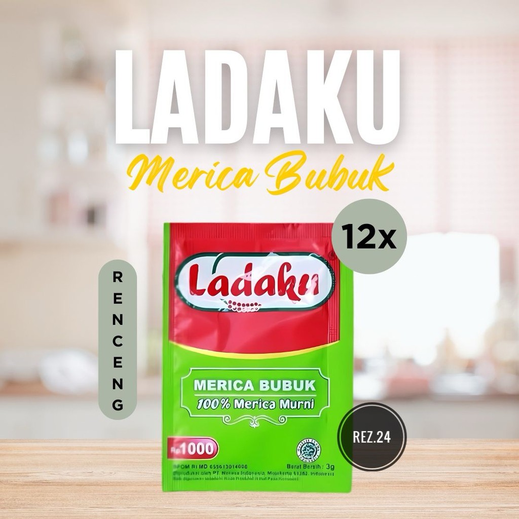 

LADAKU MERICA BUBUK 1 RENCENG ISI 12 PCS l MERICA BUBUK INSTAN